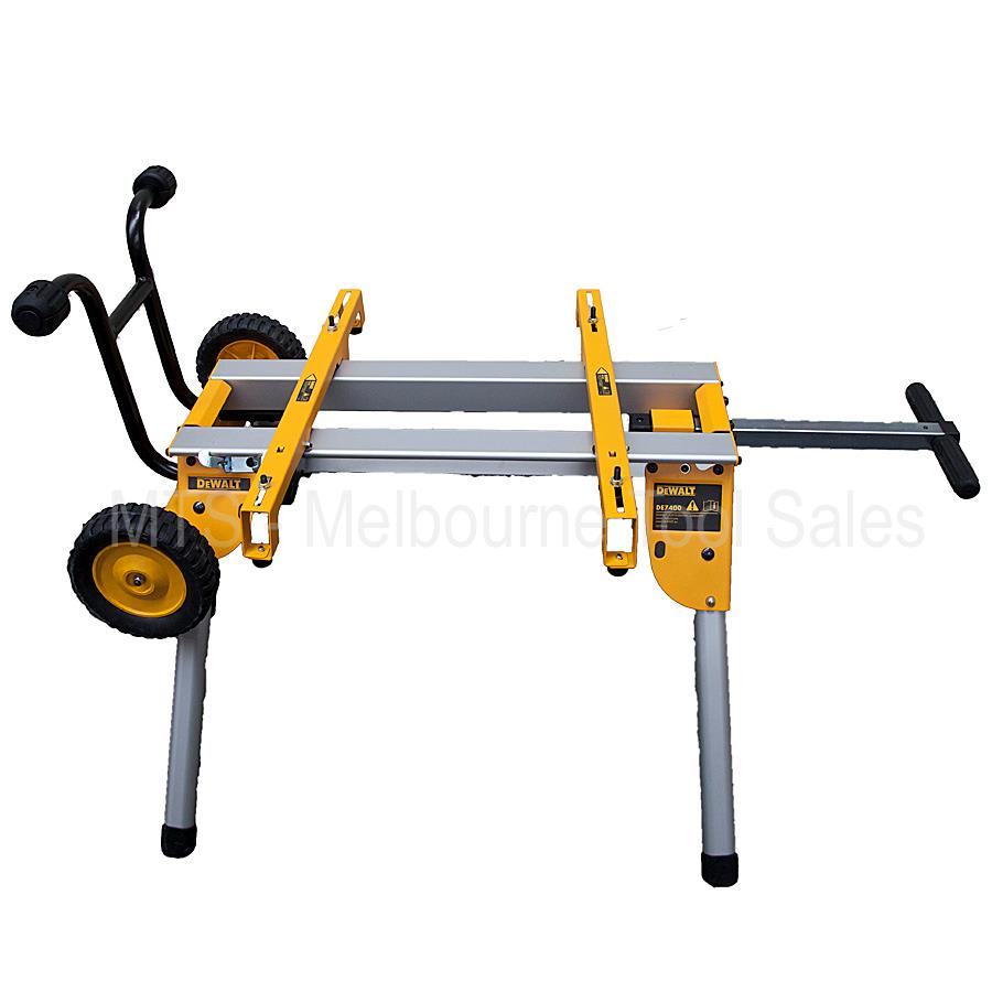 DEWALT DE7400XJ HEAVY DUTY ROLLING MOBILE TABLE SAW STAND