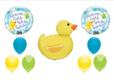 Baby Shower Balloon Kit Rubber Ducky Duckie Frog Duck Girl