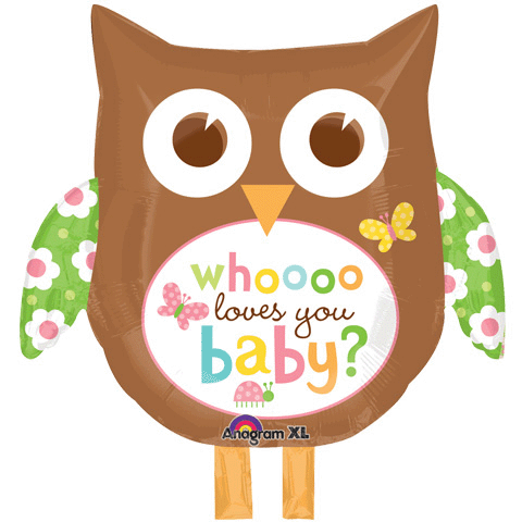  Baby Decorations on Whooo Loves You Baby Shower Balloons Owl Decorations Supplies Pink