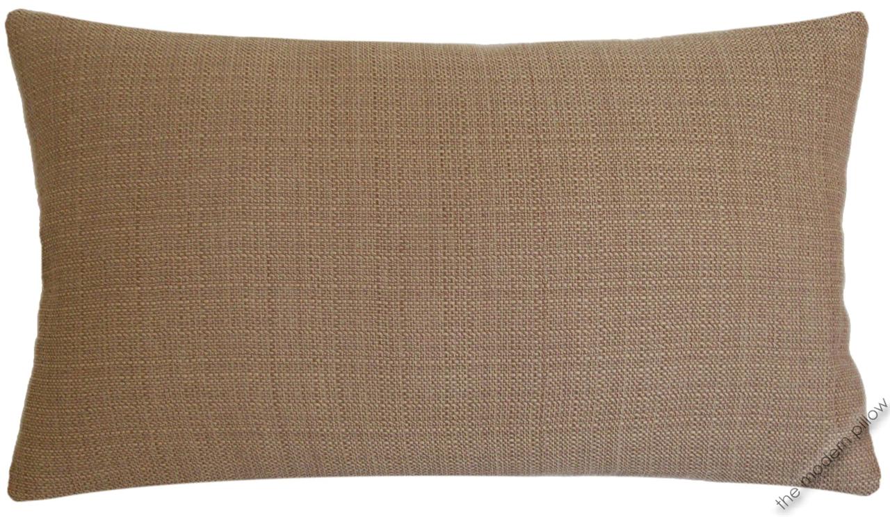 Mocha Brown Metro Linen decorative throw pillow cover/case/cushion