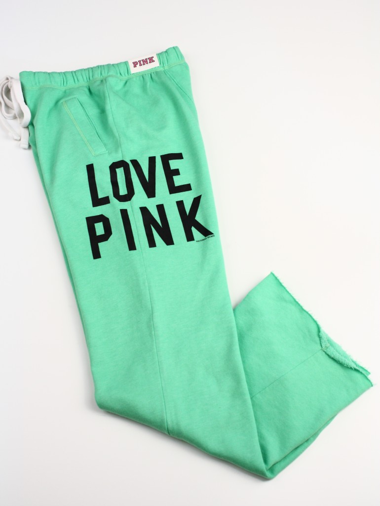 boyfriend sweatpants pink