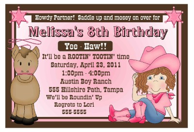 Western Birthday Party on Western Cowgirl Birthday Party Invitations Digital   Ebay