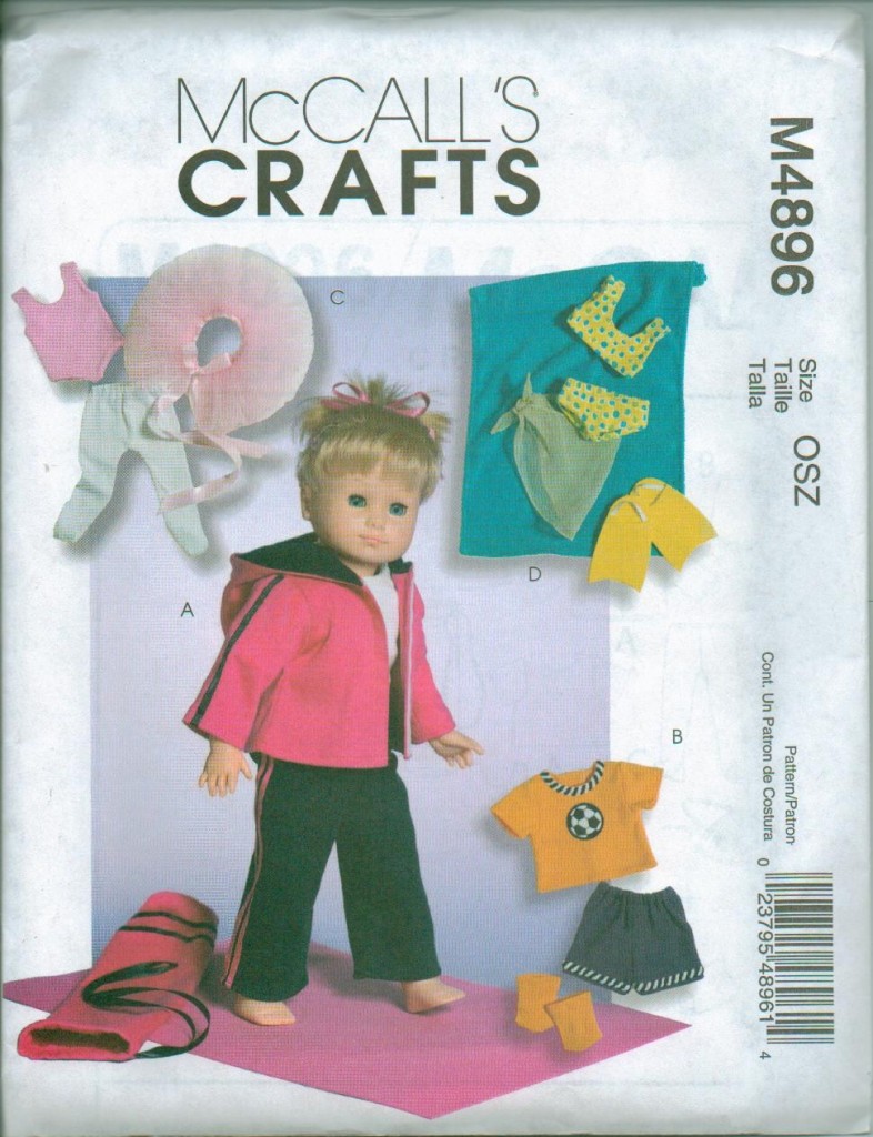 McCall's American Girl 18" Doll Clothes Sewing Pattern eBay