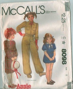 Little Orphan Annie Sewing Pattern McCalls 5834 by PatternMatters