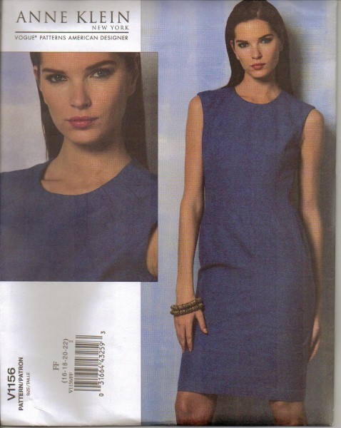 vogue sewing pattern anne klein new york american