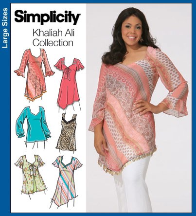 Simplicity Khaliah Ali Collection Sewing Pattern Womens Full Figure Plus Size - Picture 20 of 28