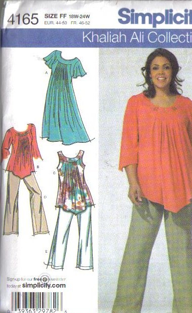 Simplicity Khaliah Ali Collection Sewing Pattern Womens Full Figure Plus Size - Picture 21 of 28