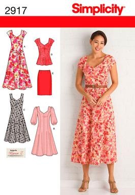 patterns plus sewing simplicity 22w 20w 24w 26w 28w womens