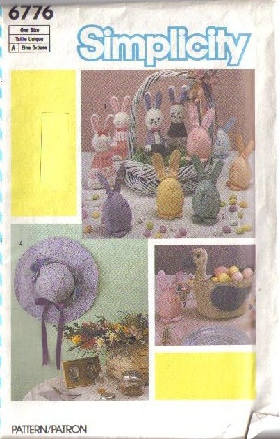 simplicity stuffed bunny pattern