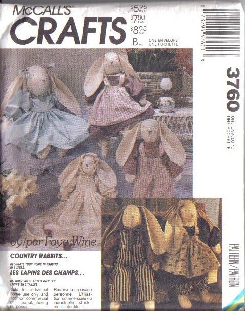 mccalls bunny pattern