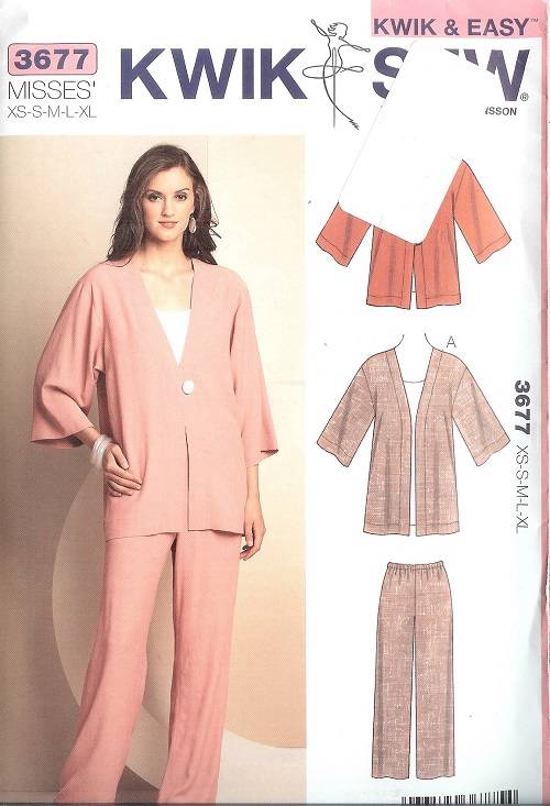 Kwik Sew Sewing Pattern Misses Separates Size XS S M L XL with Plus