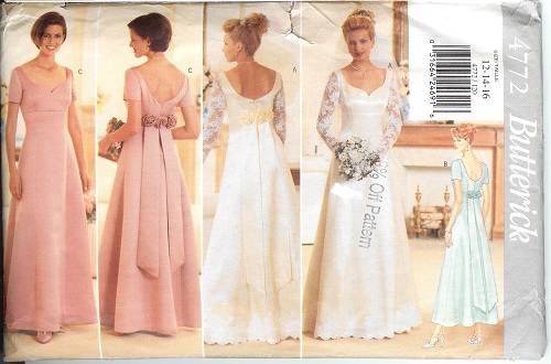 gown patterns for bridesmaid