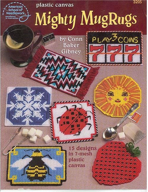 American School of Needlework Plastic Canvas Pattern Book Leaflet