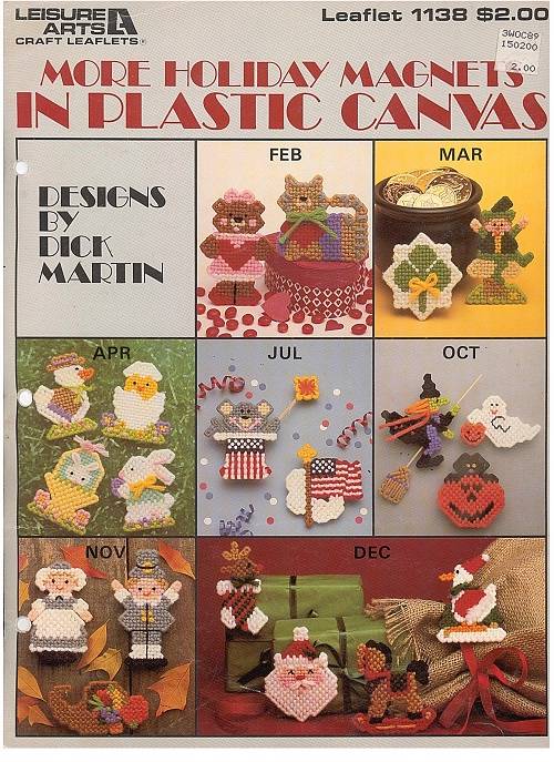 leisure-arts-plastic-canvas-pattern-book-leaflet-you-pick-ebay