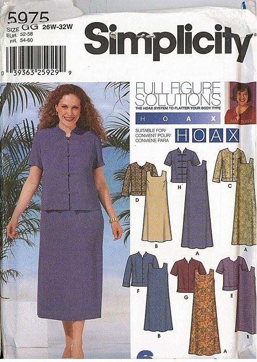 OOP Simplicity Sewing Pattern Misses and Women's Plus Size Tops You Pick 