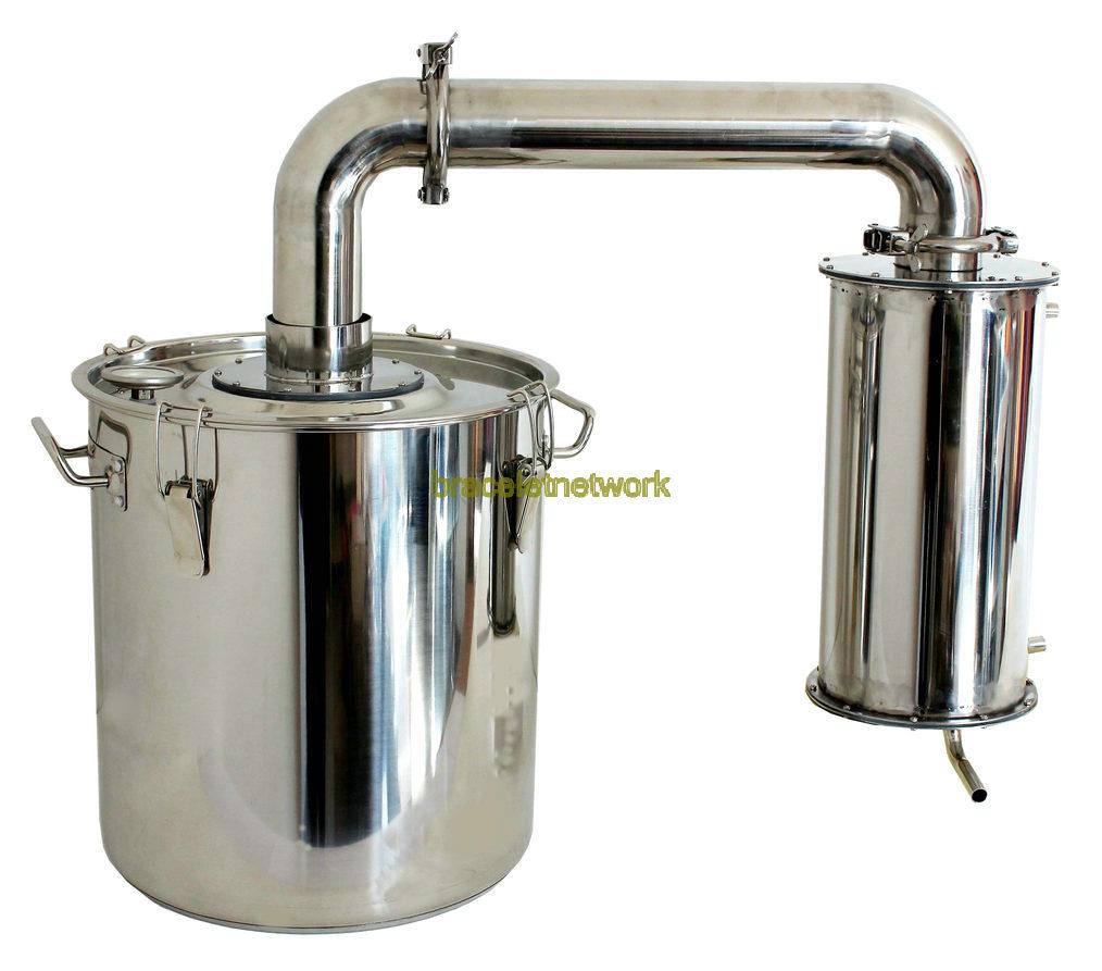 10 Gal 45L Stainless wine Alcohol Moonshine Pot Still Ethanol Home Brew