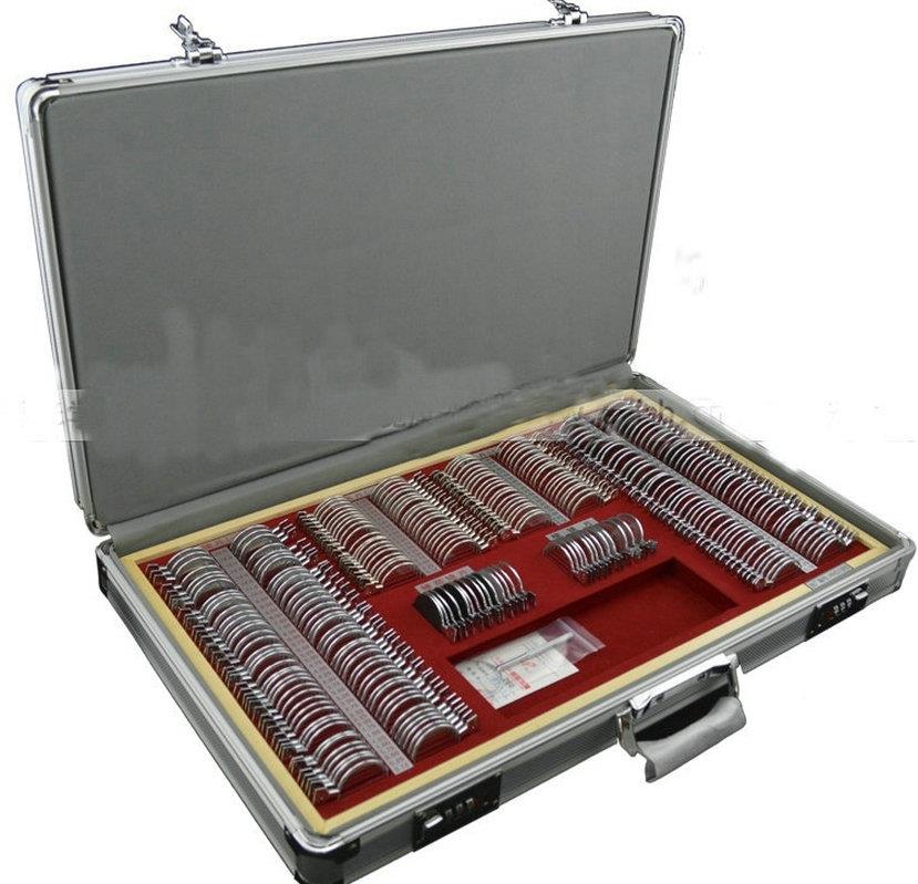 Ophthalmic trial lens case 266pcs trial lens set Metal rim hard case eBay