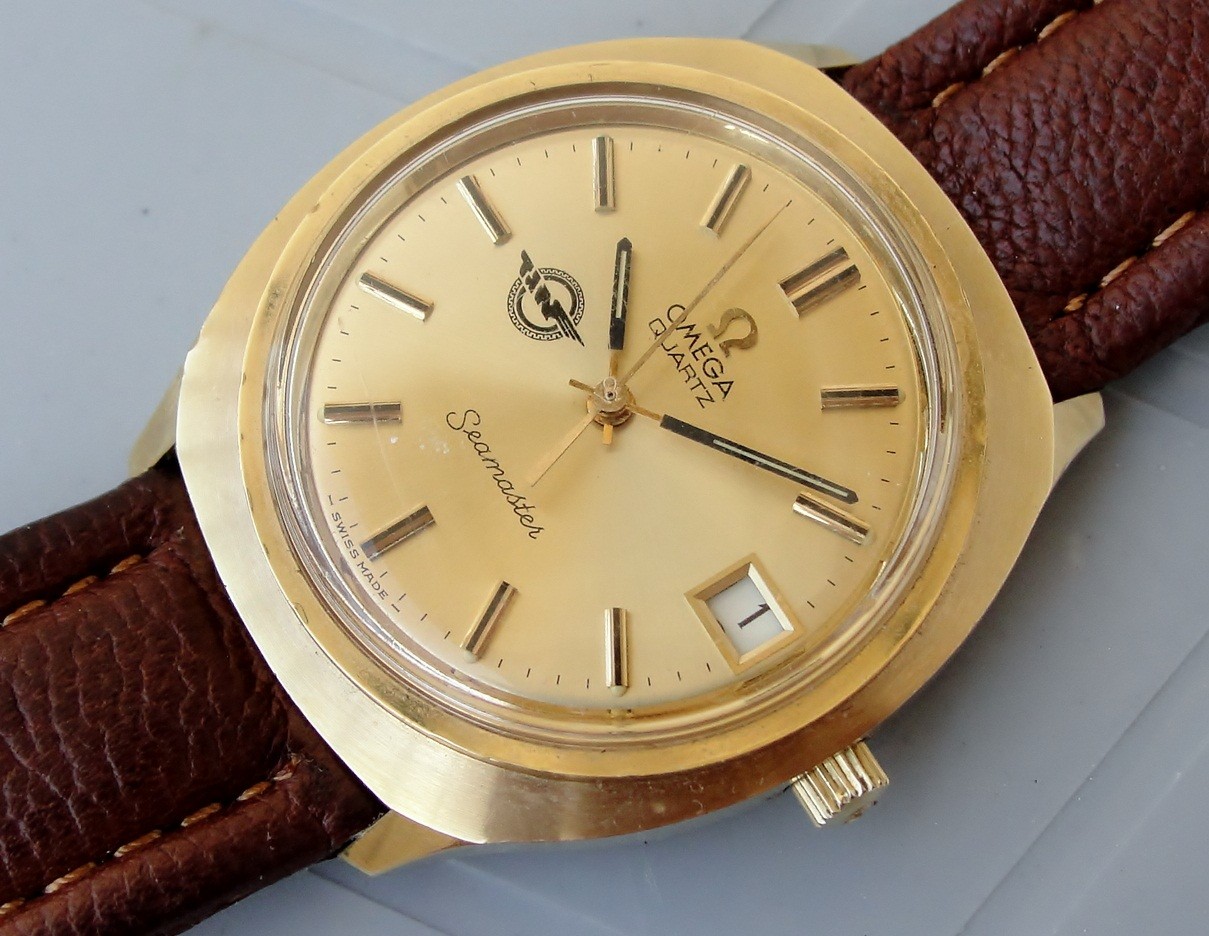 Vintage Mens Watches Vintage Omega Seamaster Quartz Watch