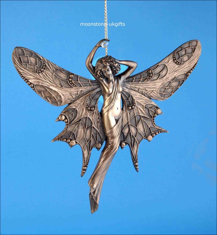 Art Nouveau Fairy Wall Deco Bronze Fairy Wall Hanging eBay
