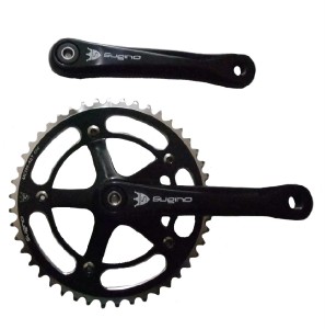 2010 SUGINO MIGHTY COMP CRANKSET Black P.C.D.130mm