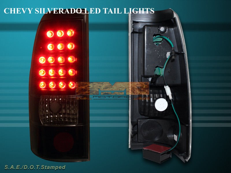 Find 19992002 CHEVY SILVERADO / 99 03 GMC SIERRA LED BLACK TAIL