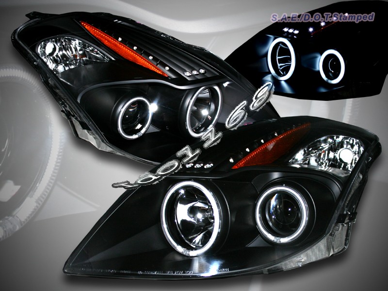 Nissan altima coupe halo projector headlights #5