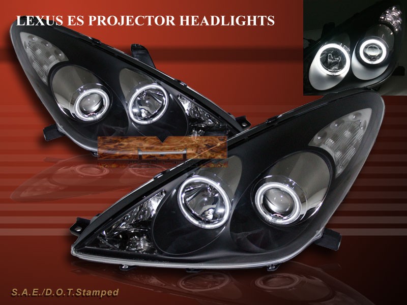 02 03 Lexus Es300 04 06 Es330 Projector Headlights Ccfl