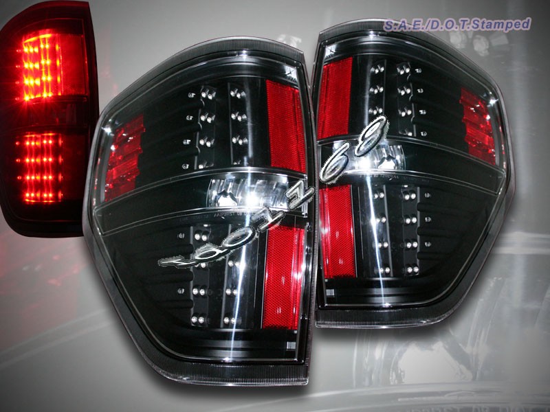 20092013 FORD F150 F150 XL/XLT/STX/FX4/FX2 LED TAIL LIGHTS BLACK