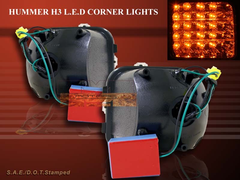 Buy 0609 HUMMER H3 LED EURO CLEAR CORNER SIGNAL LIGHTS NEW in Santa Fe
