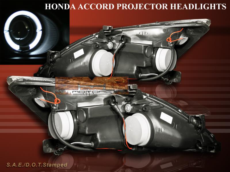 2005 Honda accord black housing headlights #3