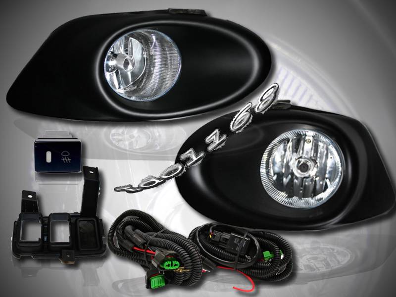 20082009 HONDA ACCORD 4DR SEDAN FRONT BUMPER FOG LIGHTS KIT W/ SWITCH eBay