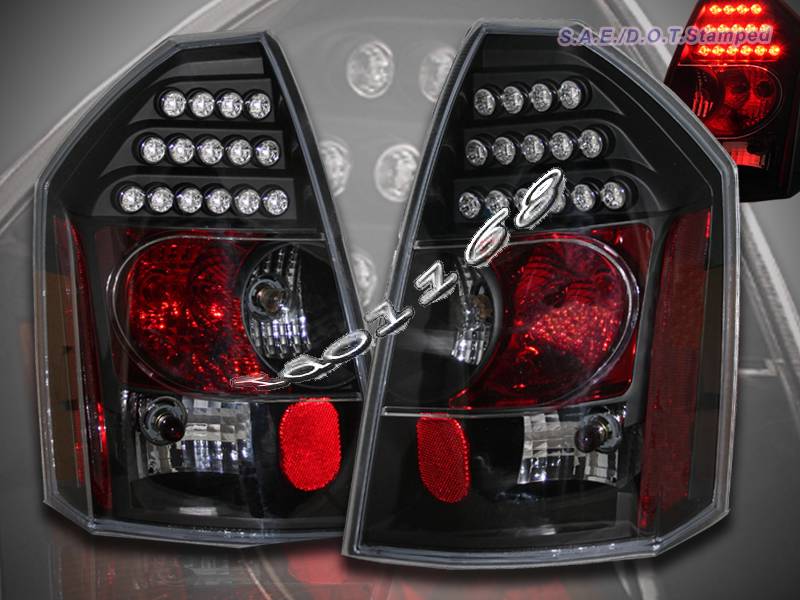 05 07 Chrysler 300c Projector Headlights Black Ccfl Halo