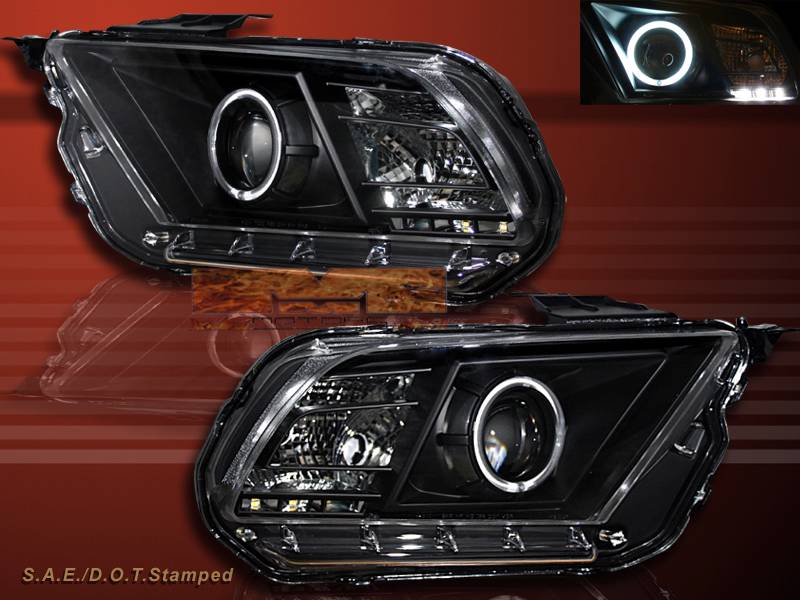 2012 Mustang Headlight : 2010-2012 Ford Mustang BiXenon HID Retrofit