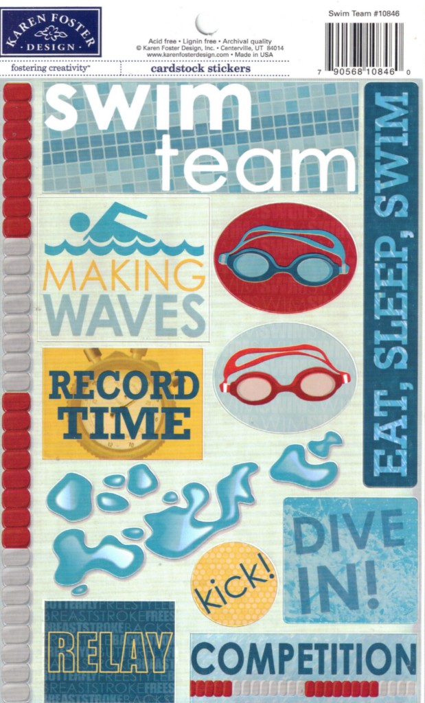 Karen Foster Cardstock STICKERS for Scrapbooking Choice