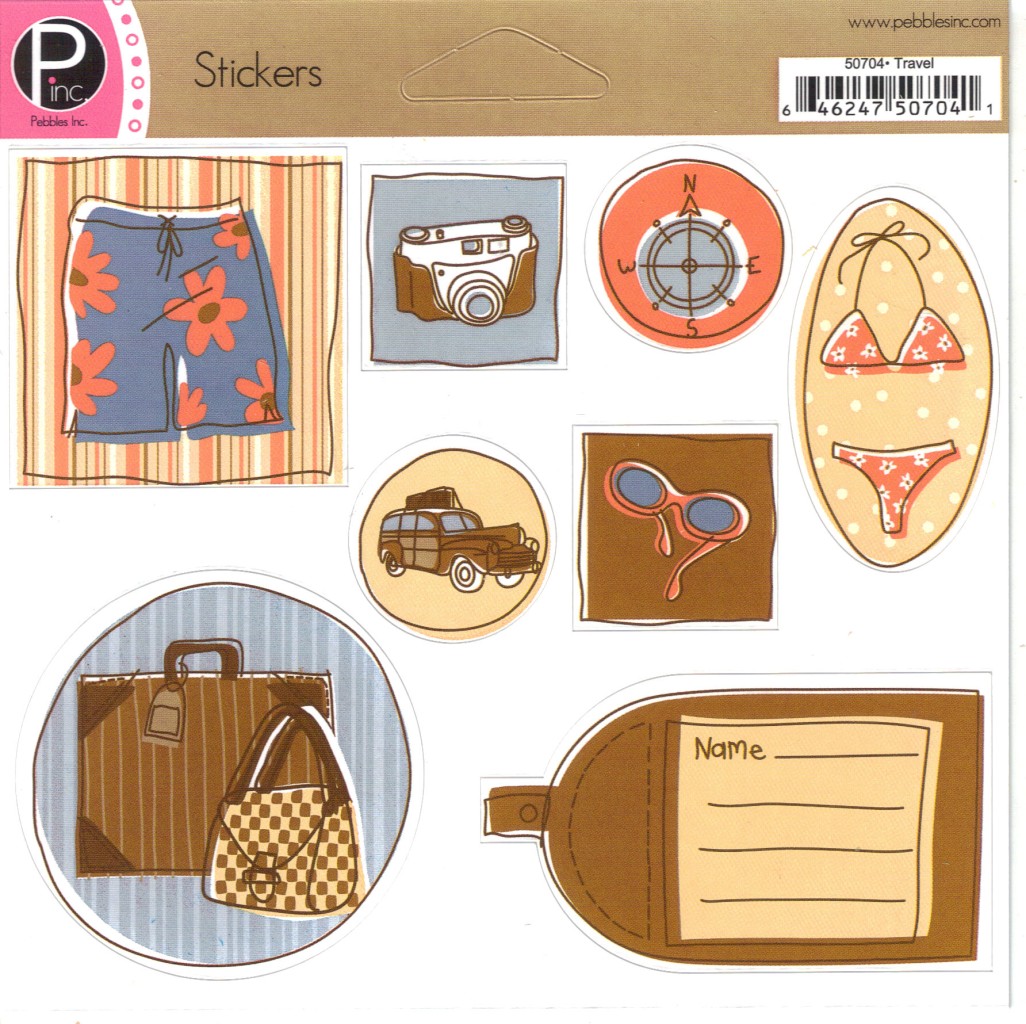 PEBBLES Assorted CARDSTOCK STICKER Sheets Choice SAMPLER & LABEL