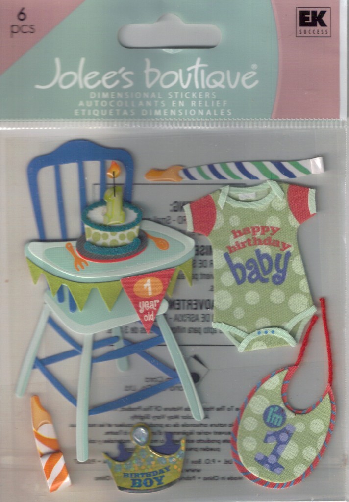 JOLEE'S BOUTIQUE Assorted STICKERS 3D Choice Scrapbooking BABY SCHOOL