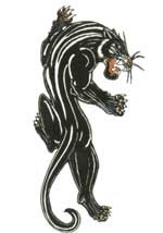 black panther t emporary tattoo proudly made in usa x large size black panther t emporary tattoo proudly made in usa x large size