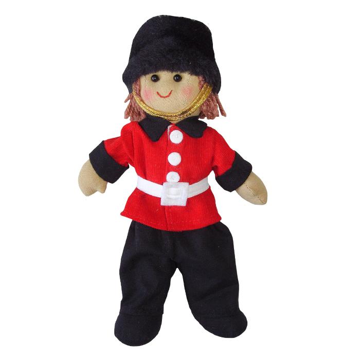 SOLDIER RAG DOLL SOFT TOY HAND CRAFTED 19CM eBay