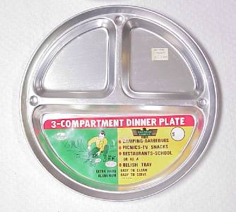 Aluminum camping plates