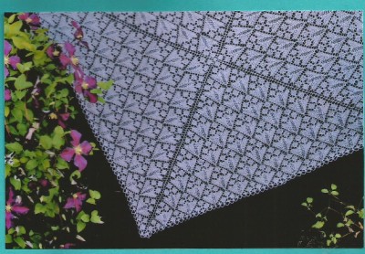 Fiber Trends S-2015 - knitting pattern INSTRUCTIONS SPRING BLOSSOMS SHAWL eBay