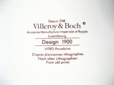 Chinese Fashion 1900s on Viileroy   Boch Design 1900 Handled Cake Plate   Ebay
