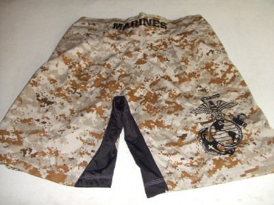shorts mma usmc pt marines desert fight comp 4xl marpat sizes