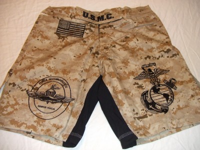 recon shorts usmc force pt marines marpat desert mma 4xl fight decal included window