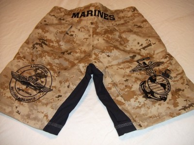 recon usmc pt amphibious mma marines desert fight shorts short xl