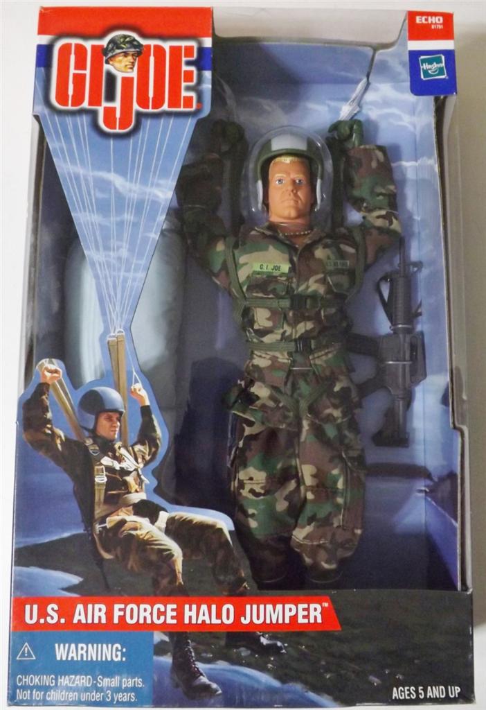 GI JOE Hasbro U.S. Air Force Halo Jumper 12" Figure NEW IN BOX eBay