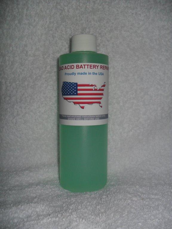 ... LIQUID BATTERY REPAIR SOLUTION, enough to repair one lead acid battery