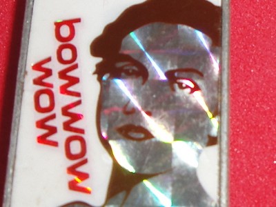 BOW WOW WOW Hat Tour Pin Badge Metal Prysmatic 80s