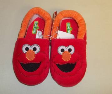 slippers eBay youth size  for 12 boys youth boys XL new street sesame elmo  slippers 11
