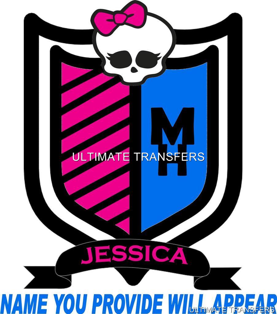 Monster High Crest Personalized Iron on Transfer eBay