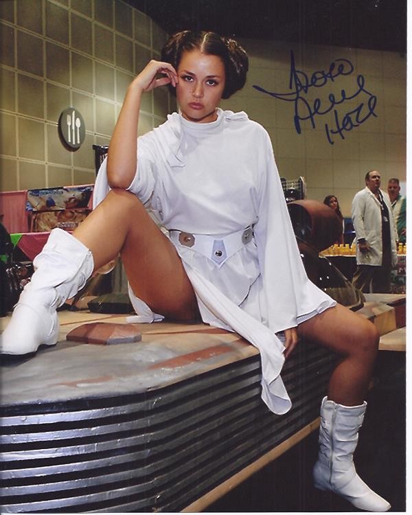 Allie Haze Signed Star Wars Leia 8x10 Photo Proof Coa Autographed Model 35 Ebay 